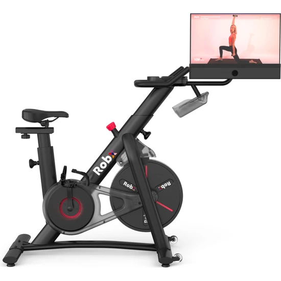 Robx S20 Smart Spin Bike FHD Ekran hoparlör ses sistemi wifi+Bluetooth Kondisyon Bisikleti