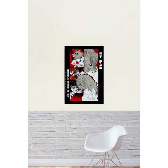 Jeronkarji Inosuke Hashibira Demon Slayer Manga Panel Fiyatı