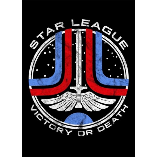 The Last Starfighter Inspired Star League Logo Tablo Ahşap Fiyatı