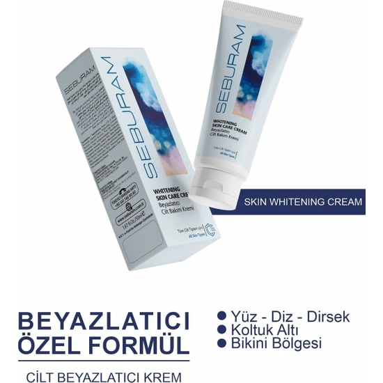 Seburam Leke Karşıtı Yüz & Cilt Beyazlatıcı Leke Kremi 50 ml