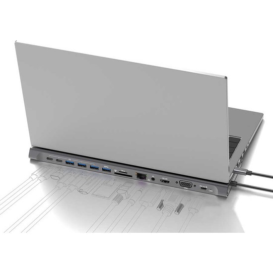 Senon Zore Go Des GD-9120 14 In 1 Stand Özellikli Type-C Hub Fiyatı