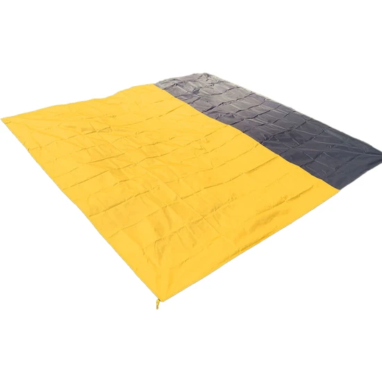 Zhouhuan2shop 2.1*2 M Plaj Mat Sarı Gri Büyük Açık Plaj Kamp Mat (Yurt Dışından)