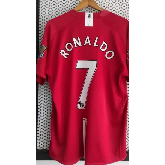 Cheecky Chic Manchester United 2008 Sezonu Cristiano Ronaldo Kısa Kol Nostalji Forması Zyn