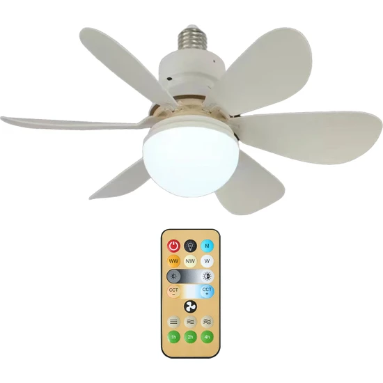 Fairy LED Fan Işık Uzaktan Kumanda Kısılabilir Ev Çocuk Odası (Yurt Dışından)