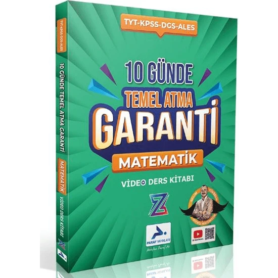 Paraf Yayınları Z Takım Matematik - 10 Günde Temel Atma Garanti Video Ders Kitabı