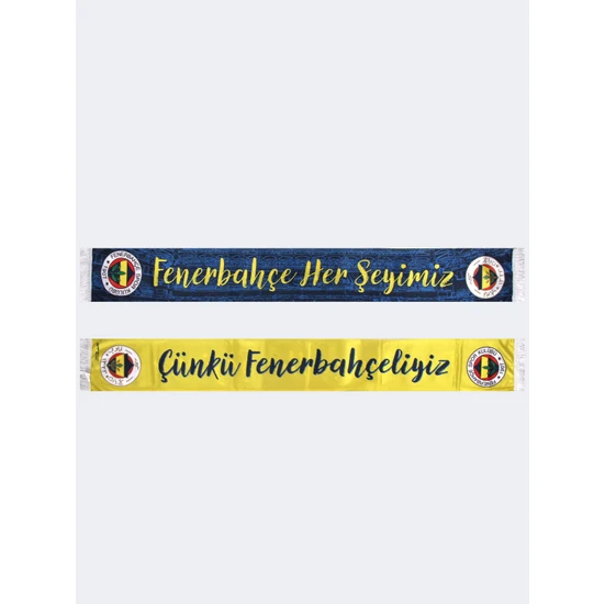 Fenerbahçe Unısex Çünkü Fenerbahçeliyiz Şal