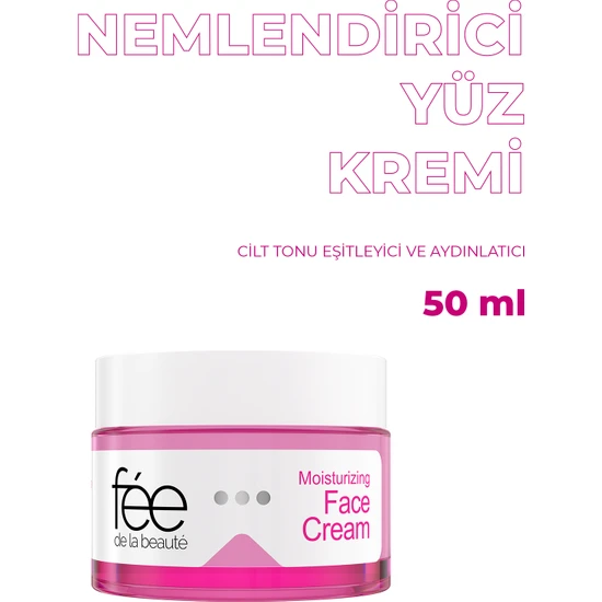 Fee De La Beaute Nemlendirici ve Cilt Tonu Eşitleyici Aydınlatıcı Yüz Kremi 50 ml