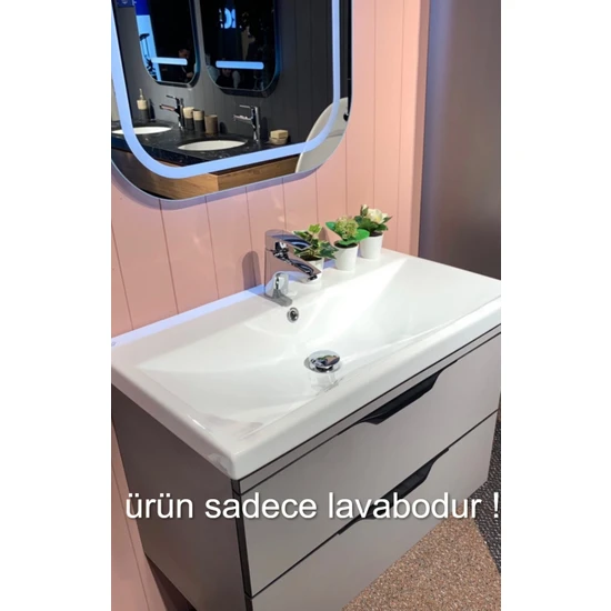 Turkuaz Seramik Elite Etajerli Lavabo 60  x  45 cm