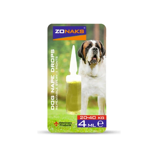 Zonaks  Dog Nape Drops(Köpek  Tüy   Bakım Yağı ) 20- 40kg      4ml