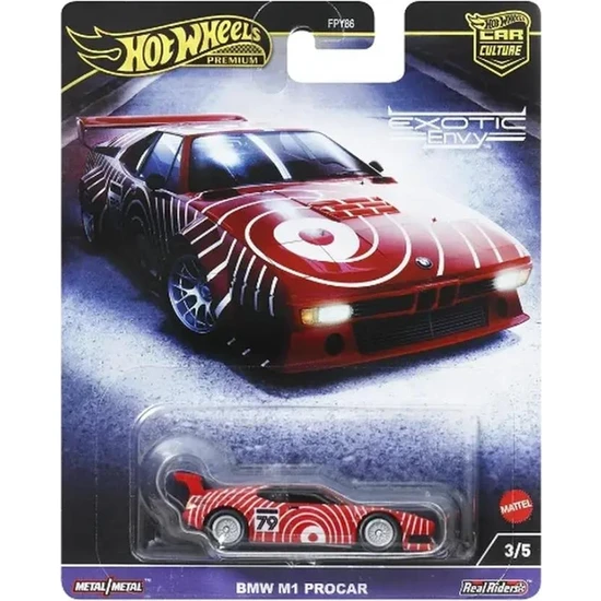 Hot Wheels Premium Car Culture Exotic Envy Bmw M1 Procar Hkc79