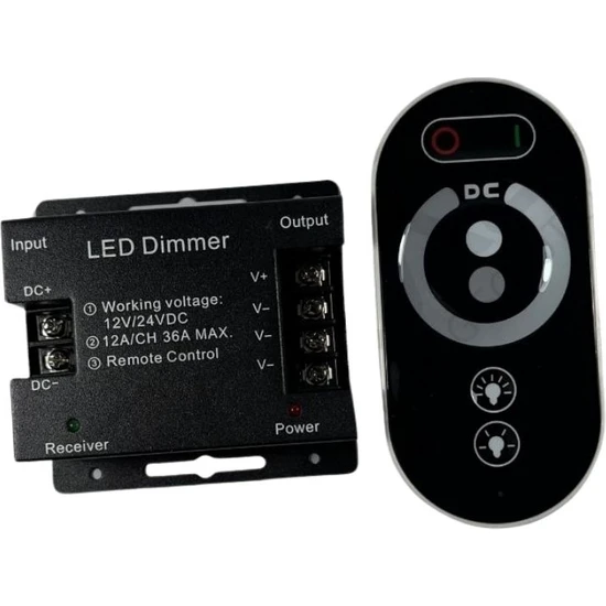 DoraLed Touch LED Dimmer Kodlu Dokunmatik Dimmer 36 Amper 12-24V