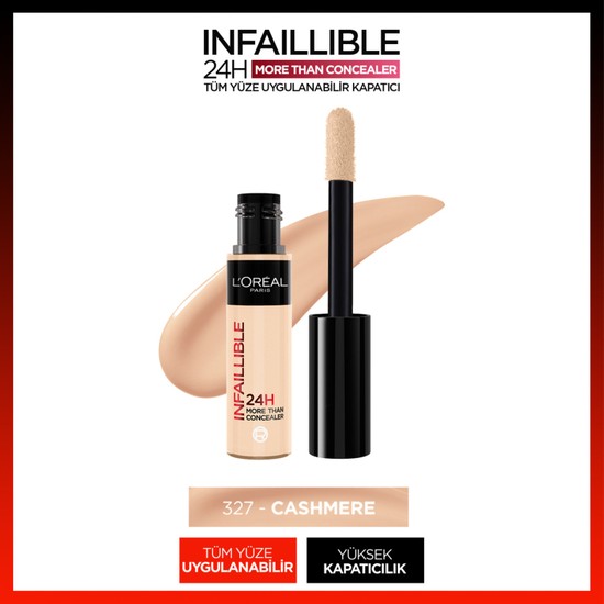 Infaillible Tüm Yüze Uygulanabilir Kapatıcı 327 Cashmere Concealer