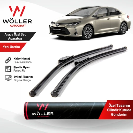 Wöller Toyota Corolla Silecek 2019 Sonrası Silecek Takımı Araca Özel