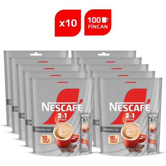 Nescafe 2si1 Arada  10(10X10 gr)