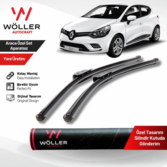 Wöller Renault Clio 4 Silecek 2012 2020 Silecek Takımı Araca Özel