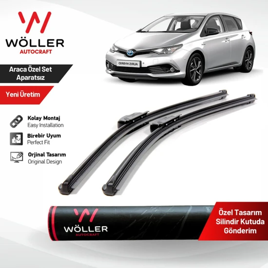 Wöller Toyota Auris Silecek 2013 2018 Silecek Takımı Araca Özel