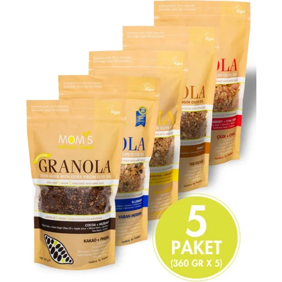 Mom's Natural Foods 5'Lİ MİX GRANOLA