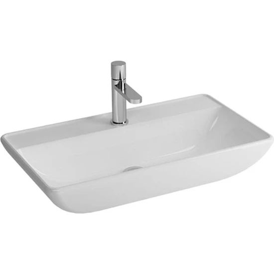 Newarc Domino Tezgah Üstü Lavabo  Batarya Deilkli 5019BT