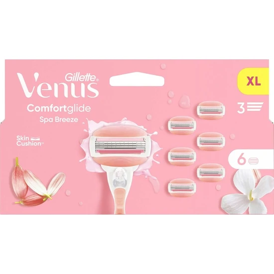 Venus Comfortglide SpaBreeze Yedek Bıçakları x6