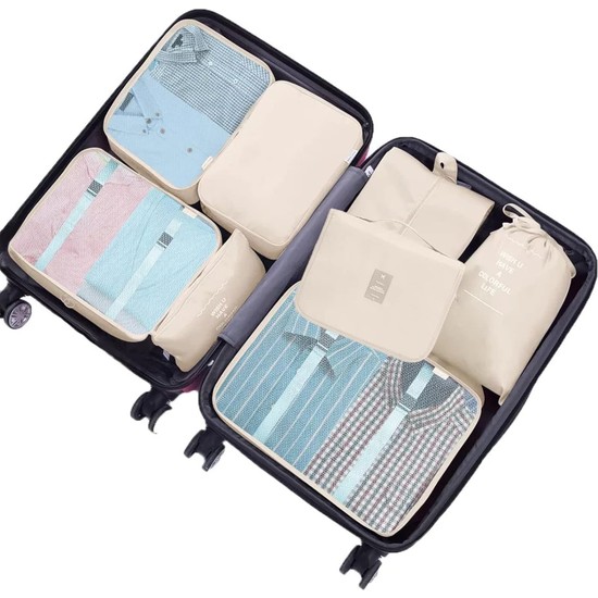 Deming 8 Parçalı Seyahat Organizer, Valiz Düzenleyici, Tatil Fiyatı