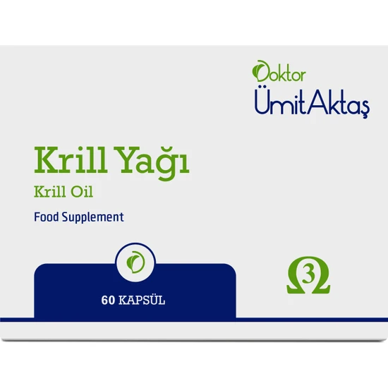 Dr. Ümit Aktaş Krill Yağı - 500MG - Kolin ve Astaksantin Içeren Okside Olmayan 60 Kapsül