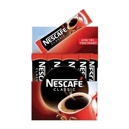 Nescafé Classic Çözünebilir Kahve 50x2gr Çoklu Paket