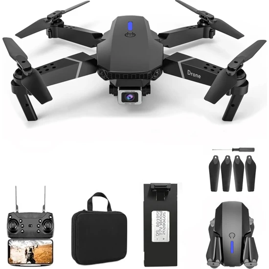 Gepettoys Katlanabilir Taşıma Çantalı Hd Kameralı Wifi App Kontrol Drone