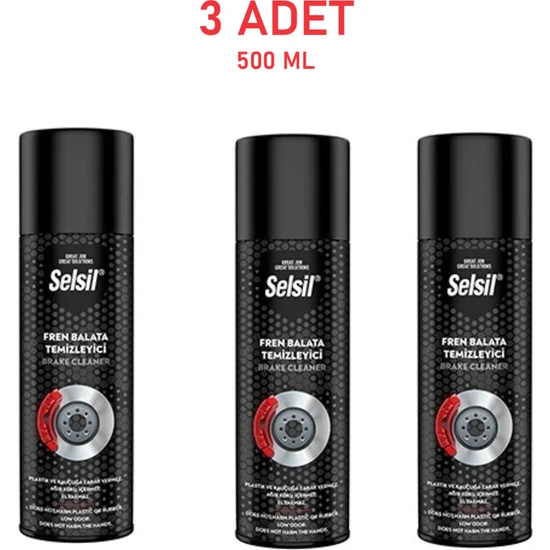 Selsil Fren Balata Temizleme Spreyi 500 ml  3 Adet