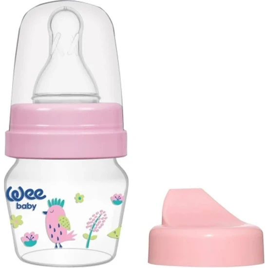 Wee Baby Mini Pp Alıştırma Bardağı Seti 30 ml 0-6 Ay 778 Pembe