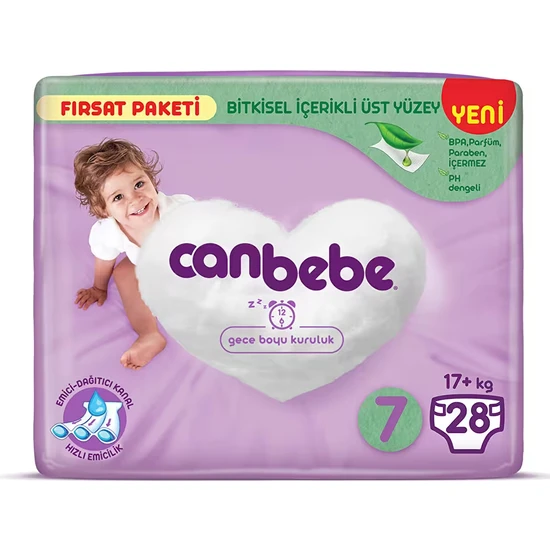 Canbebe Fırsat Paketi Ext-Ext Larg 7 Numara