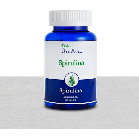 Dr. Ümit Aktaş Spirulina 150 Kapsül - Gıda Takviyesi