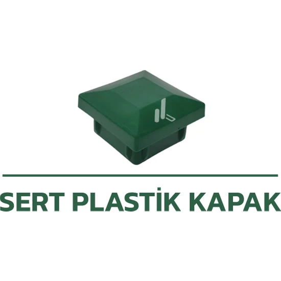 Konak Tel Çit Sistemleri 40 Adet Panel Çit Direk Kapağı 5 x 5