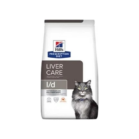 Hill's 1.5kg l/d Tavuk Aromalı Süper Premium Kedi Maması Karaciğer Sağlığı İçin Özel Formül