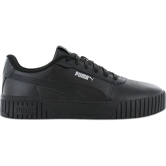 Puma Carina 2.0 Jr Kadın Spor Ayakkabı 386185-10 Black-Puma Silver