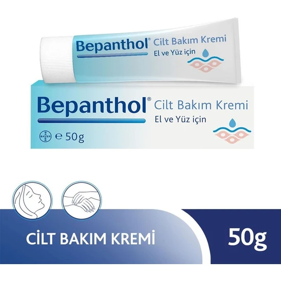 Bepanthol Cilt Bakım Kremi El ve Yüz Için  50G