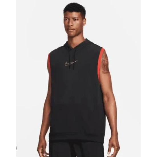 Nike Dri-Fıt Men's Sleeveless Hooded Pullover Training Top - Erkek Antreman Üst DM6662-010