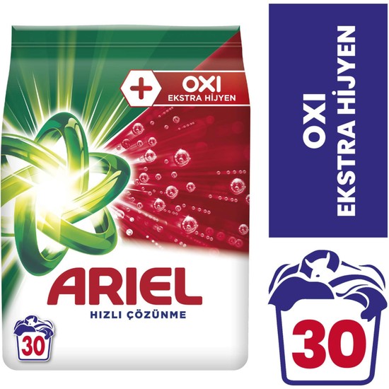 Ariel Oxi Extra Hijyen 4.5 Kg Toz Çamaşır Deterjanı
