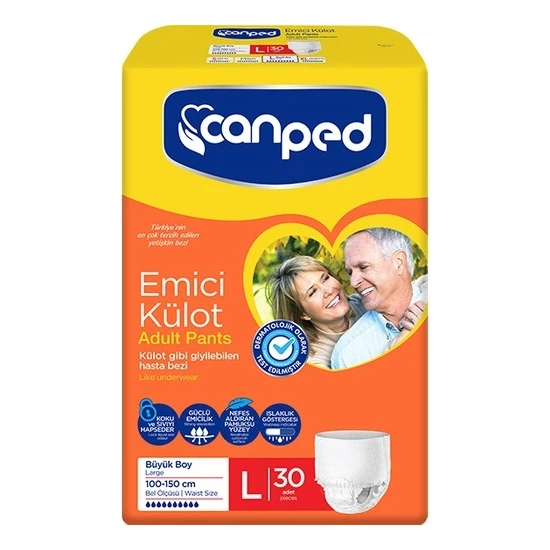 Canped Emici Külot Large 30'lu Paket