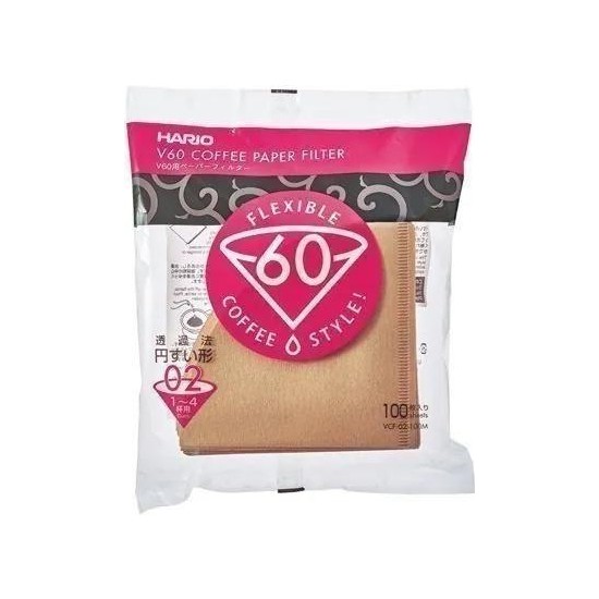 Hario V60 02 Filtre Kağıdı 100 Adet Naturel