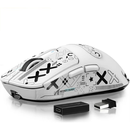 Attack Shark X3 Pro Superlıght 4000/8000 Hertz Kablosuz Oyuncu Mouse PAW3395 (Grıp Tape Hediyeli)