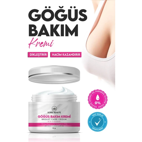 Gögüs Bakım ve &dolgunlaştırcı Çatlak Giderici Bakım Kremi 50 ml