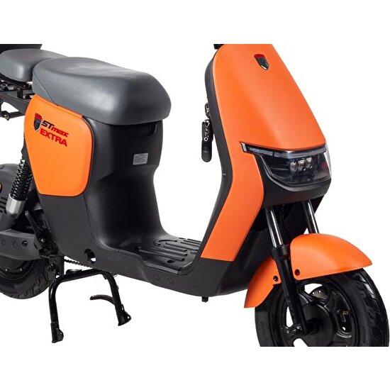 Stmax Extra 2 Tekerleklı Elektrıklı Moped Turuncu