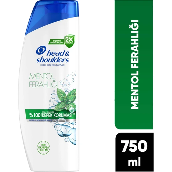 Head&Shoulders Kepek  Şampuan Mentol Ferahlığı 750 ml