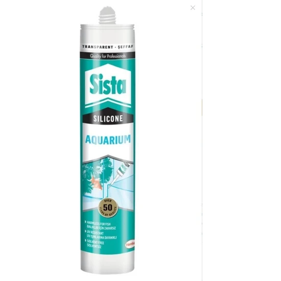 Sista Akvaryum Silikon Şeffaf 310 ml