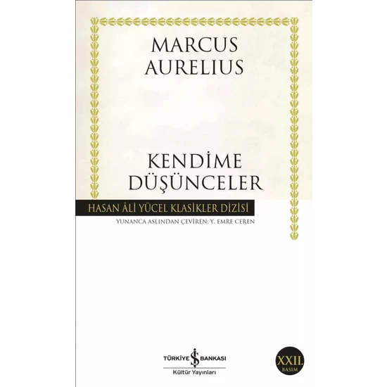 Kendime Düşünceler - Marcus Aurelius