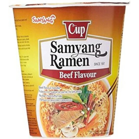 Samyang Beef Flavour Ramen Mini Cup (Helal Sertifikalı ) Fiyatı