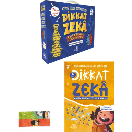 Dikkat Zeka 7 Kitap Set - Dikkat Zeka 9 Yaş 2'li Set