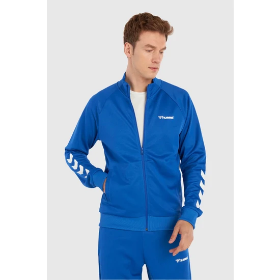 Hummel Hmlfalconzo Zip Erkek Mavi Eşofman Üstü 921133-9821