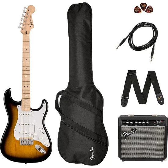 Squier Sonic Stratocaster 2 Ton Sunburst Frontman 10G Fiyatı