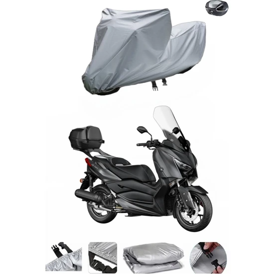 Wovex Yamaha Xmax 250  Motosiklet Brandası Topcase Arka Çanta Uyumlu Branda Örtü